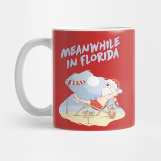 Meanwhile In Florida Meme Beach Santa For Boys Mug